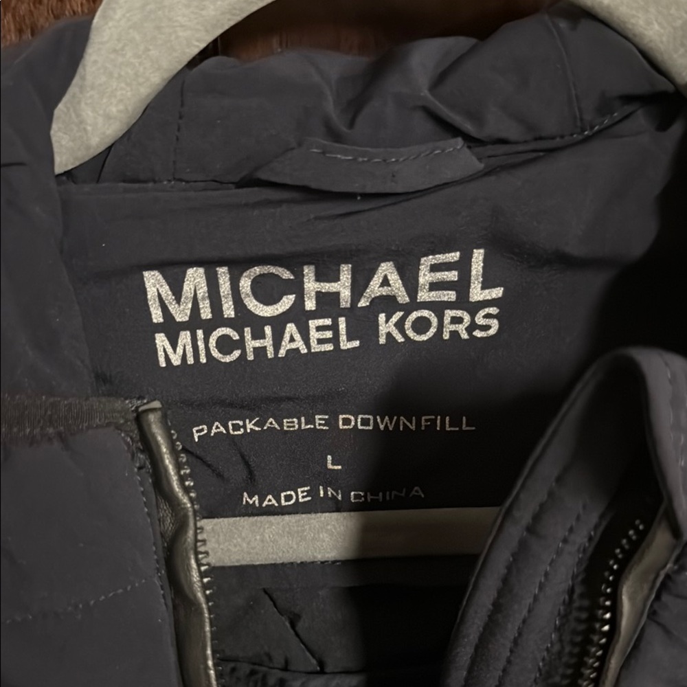Michael Kors Navy Packable Down Jacket - image 2